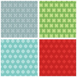 snow flake pattern collection