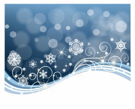 Snowflake Swirl Background