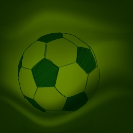 soccer ball background dark sketch