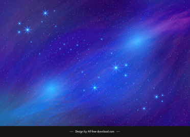 stars sky background template sparkling blue