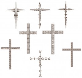Stylized Cross Set