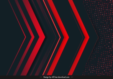 technology background arrows shapes dark red black
