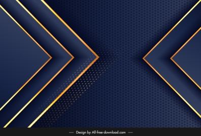 technology background modern dark elegant blue golden geometric