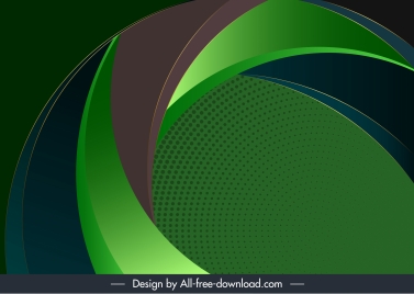 technology background template modern abstract 3d swirled