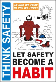 Think safety - Poster