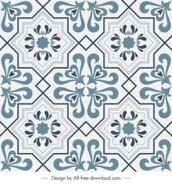 tile pattern template elegant classic decor repeating symmetry