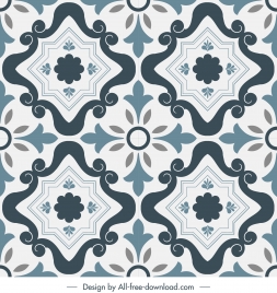 tile pattern template repeating symmetric design classic european