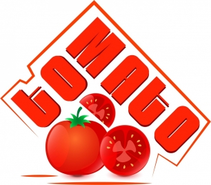 tomato logo design red calligraphy design slice icon