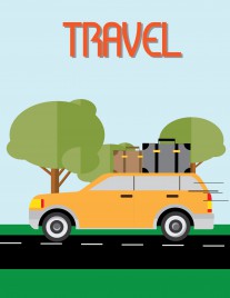 traveler on car