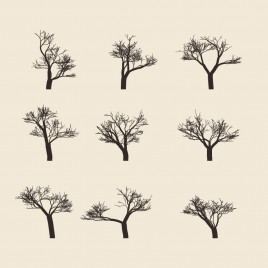tree silhouette collection