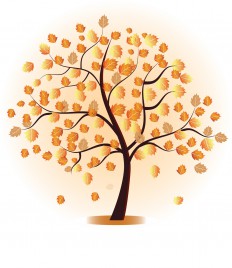 Vector Autumn Tree