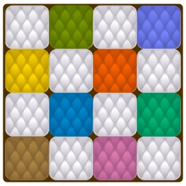 vector illustration of multicolored squares background
