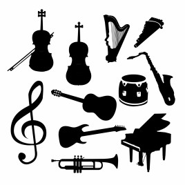 Vector Music Instruments