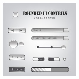 Web UI Controls Design Elements