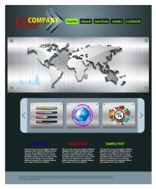 world wide company website templates