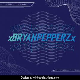 xbryanpepperzx backdrop template elegant swirled texts curves circle shapes outline