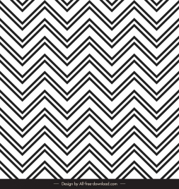 zigzag pattern template black white illusion symmetry sketch